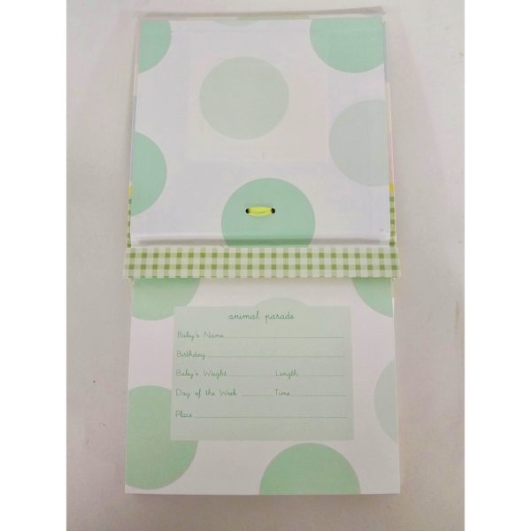 C. R. Gibson Animal Parade Pink Blue Deluxe Baby Brag Book Photo Album - Image 3