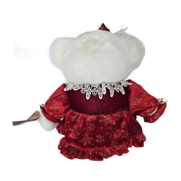 Dan Dee Collector's Choice 2002 Christmas Teddy Bear Girl Stuffed Plush 16" - Image 4