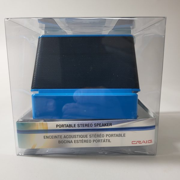 Craig Electronics Portable Bluetooth Wireless Stereo Speaker (Blue) - Image 3