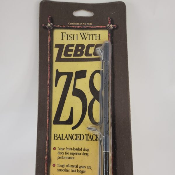 Zebco Z58 Balanced Tackle 5 Ft. Fiberglass 6 Lb. Line Fishing Rod & Reel Set - Image 3