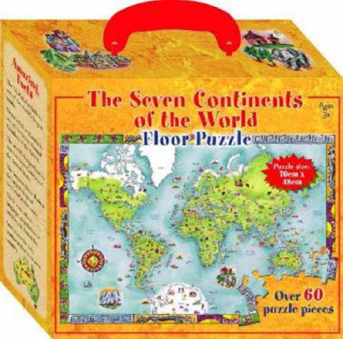 Assorted Puzzles 4 Pack Bundle: The Seven Continents of the World Floor Puzzle, Ceaco Rustic Lodge Collection Rustic Signs Jigsaw Puzzle, 1000 Pieces, Birdhouse Mansions Puzzle Welcome Home 500 Piece Puzzle, Green Eggs and Ham by Dr. Seuss Floor Puzzle, 27x17 - Image 3