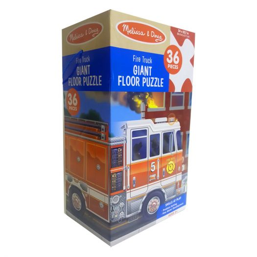 Assorted Puzzles 4 Pack Bundle: Melissa & Doug 48pc Floor Puzzle - Dinosaur, Mega Brands #51011ABN Puzzle Paws Baby Deer Fawn 25 Piece, Coptic Art - The Triumph of Faith 1000 Piece Jigsaw Puzzle, M&D Giant Fire Truck Floor Puzzle 36 Pieces 34 x 22 Ages 3+ - Image 6