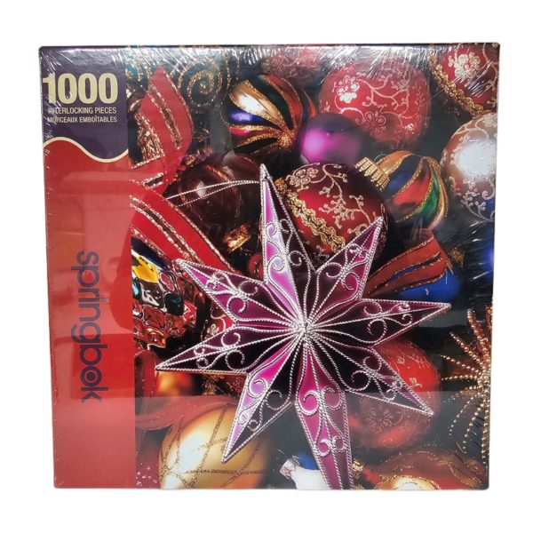 2003 Springbok "Ornamental Christmas" 1000 Piece Jigsaw Vintage Christmas Ornaments - Image 3