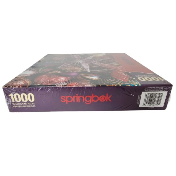 2003 Springbok "Ornamental Christmas" 1000 Piece Jigsaw Vintage Christmas Ornaments - Image 4