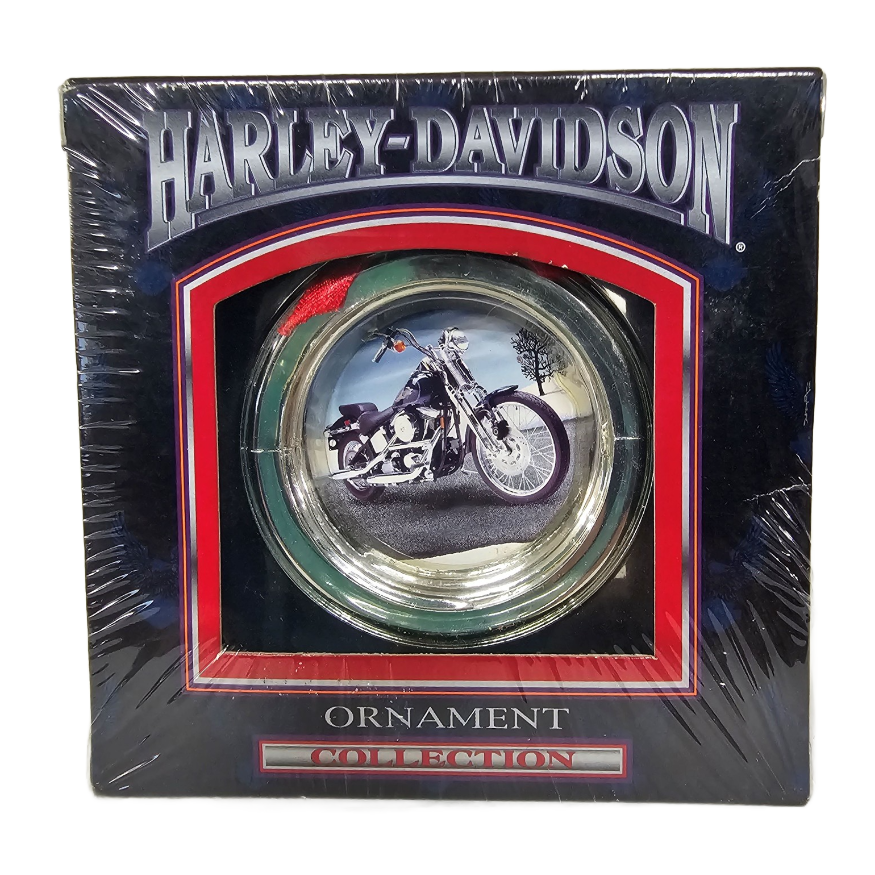 1999 Cavanaugh Collectible Harley Davidson Gas Cap Christmas Ornament - Live To Ride - Image 3