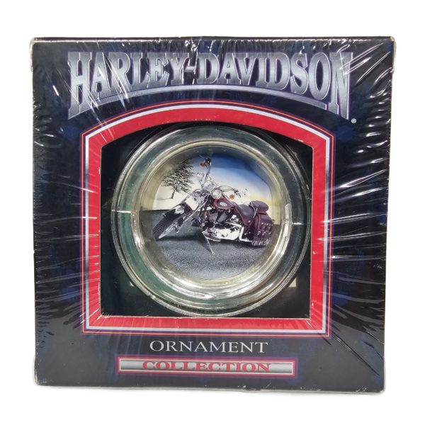1999 Cavanaugh Collectible Harley Davidson Gas Cap Christmas Ornament - HD Wings Logo/Fatboy - Image 3