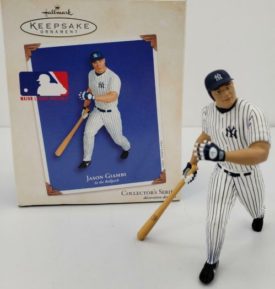 2003 Hallmark Keepsake Ornament Jason Giambi 8th in Series in at The Ballpark