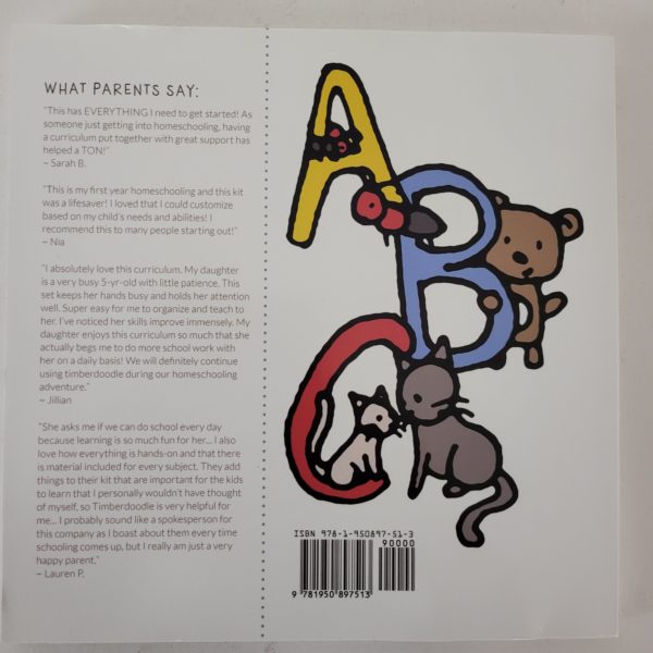 Pre-K -Timberdoodle's Curriculum Handbook (2020-2021 Nonreligious Edition) (Paperback) - Image 3