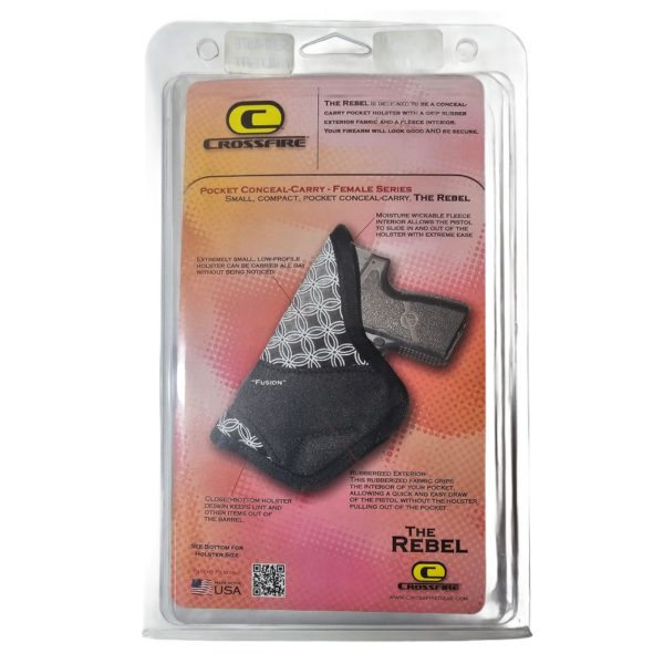 CrossFire The Rebel Women's Pocket Conceal-Carry 1" - 1.5" Sub-Compact Holster, Ambidextrous, Color: Fusion - Image 4