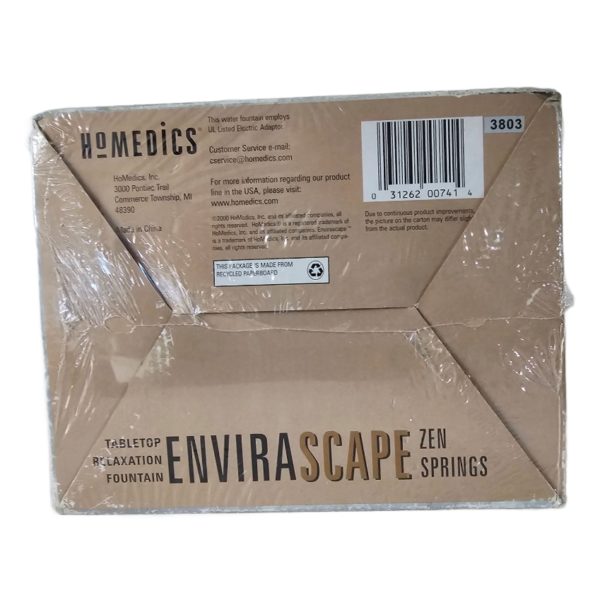 HoMedics EnviraScape Zen Springs Tabletop Relaxation Fountain - Image 5