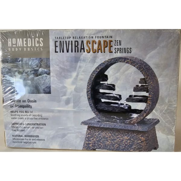 HoMedics EnviraScape Zen Springs Tabletop Relaxation Fountain - Image 6