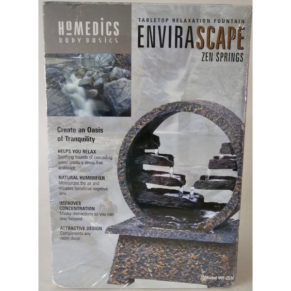 HoMedics EnviraScape Zen Springs Tabletop Relaxation Fountain - Image 7