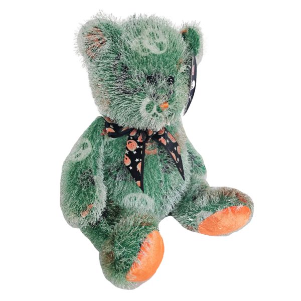 RARE Sugar Loaf Plush Trick & Treats Halloween Teddy Bear w/ Skeletons 19 Inch - Image 5
