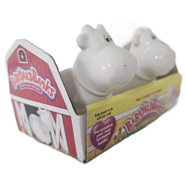 Barnyard Banks Ceramic Cow Set 3 1/8 Inch Personalize w/Markers - Image 3