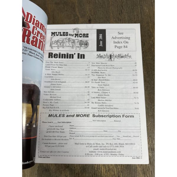Mules and More - Jun. 2004 Vol. 14 Issue 8 (Back Issue Magazine) - Image 3