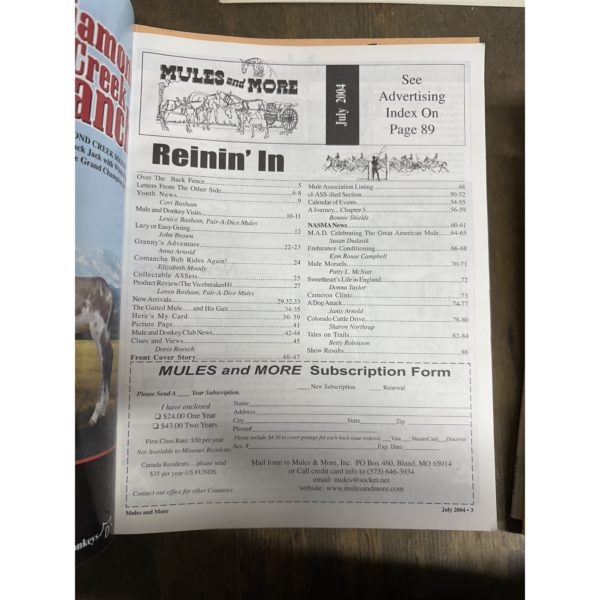 Mules and More - Jul. 2004 Vol. 14 Issue 9 (Back Issue Magazine) - Image 3