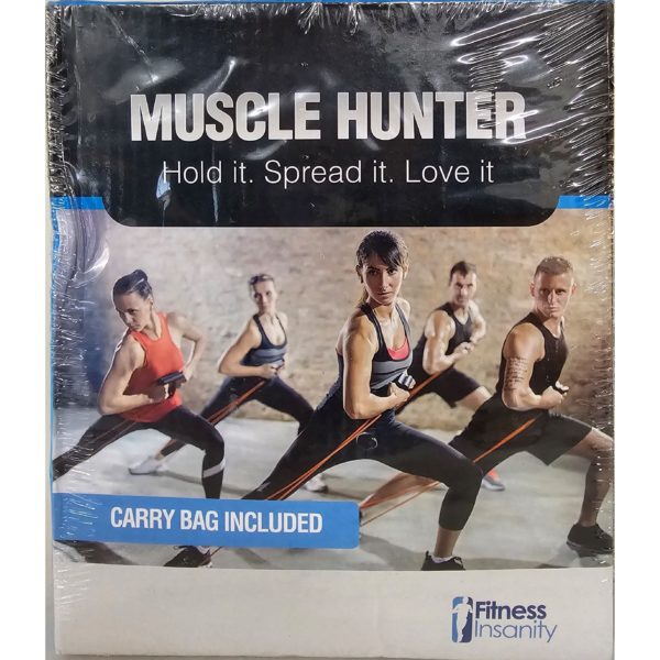 Muscle Hunter Fitness Insanity Resistance Bands, 5 Exercise Bands, 10-50 lbs - Image 4