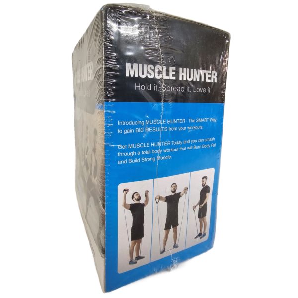 Muscle Hunter Fitness Insanity Resistance Bands, 5 Exercise Bands, 10-50 lbs - Image 5