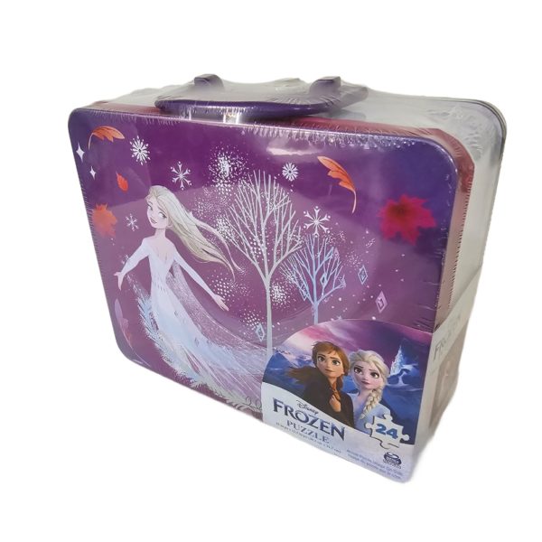Spin Master Disney Frozen Elsa Puzzle 24 Piece In Lunchbox Tin - Image 4
