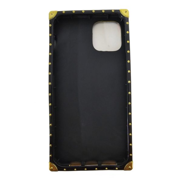 Disney Stitch iPhone 12 Pro Jelly Phone Case Multicolor Black/Gold Trim - Image 3