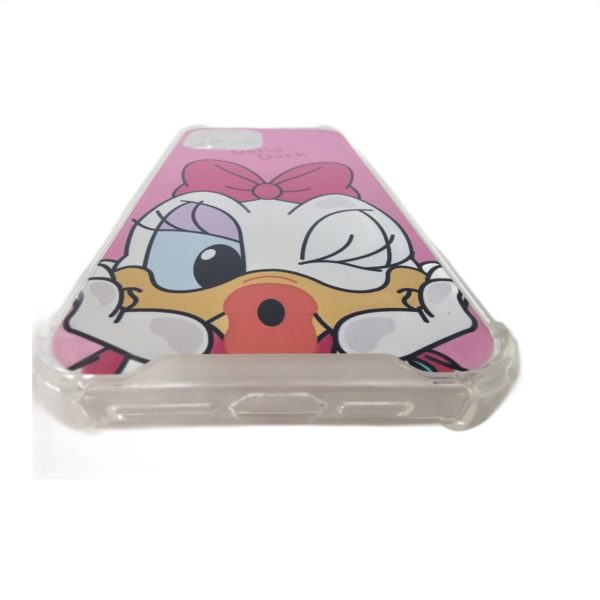 Disney Daisy Duck iPhone 12 Pro Max Pink 6.7" Silicone Jelly Phone Case - Image 3