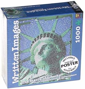 Written Images: The Statue of Liberty From the Declaration of Independence 1000 by Don Scott