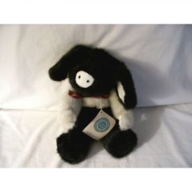 Boyds Bear Maggie OPigg Plush 11 Black and Cream Pig #5536-07