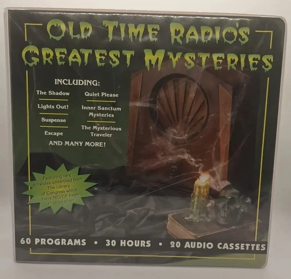 Old-Time Radios Greatest Mysteries 20 Audio Casettes
